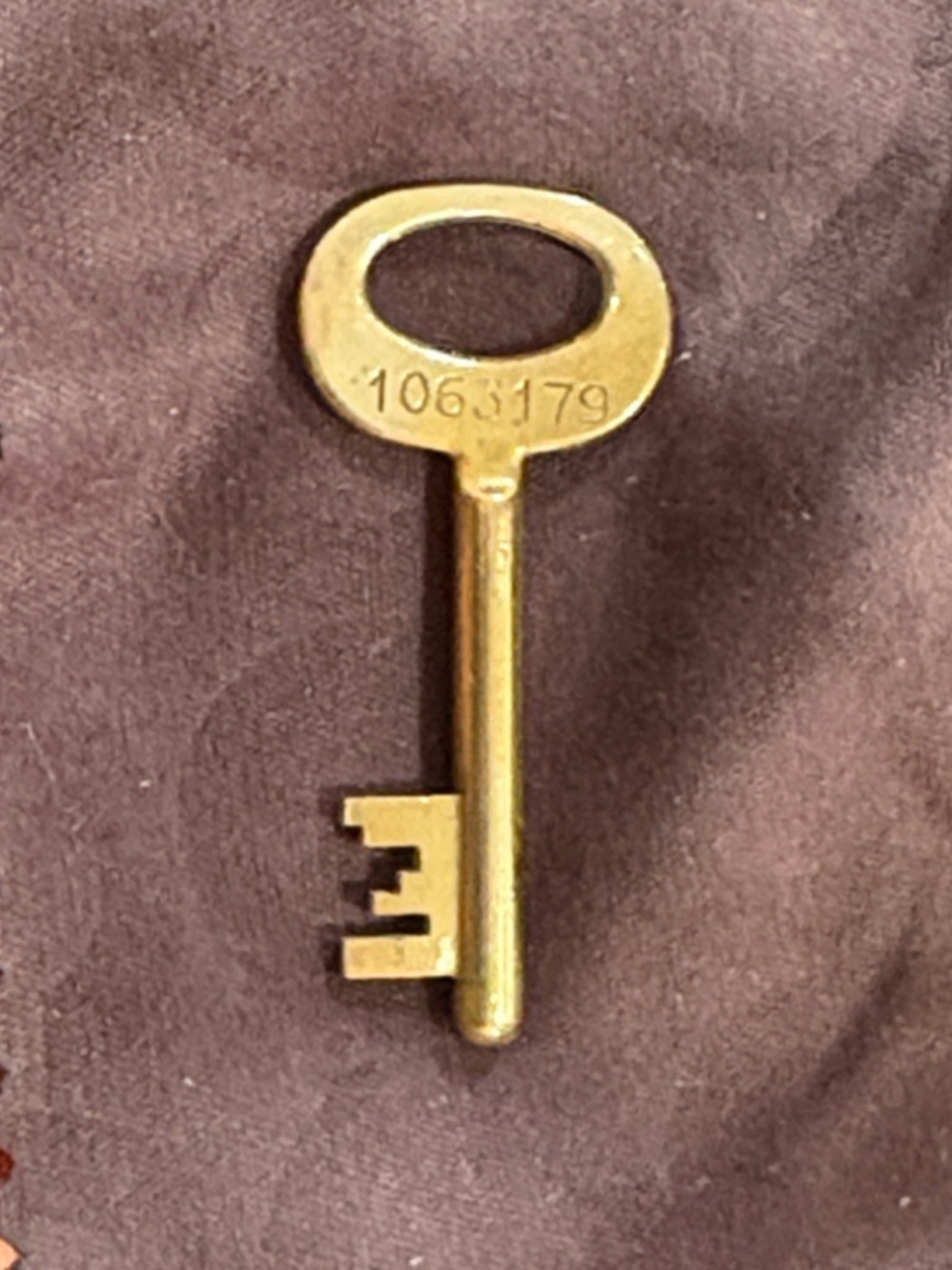 Louis Vuitton Brass Gold Key Charm Pendant - Picture 2 of 3